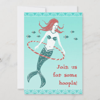 Invitación Esperando a la sirena Fiesta