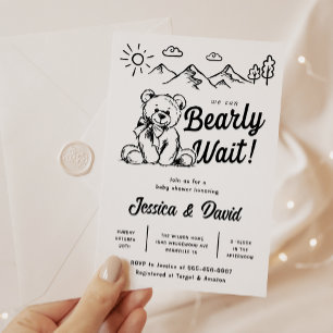 Invitación Esperanza de inicio de sesión   BABY SHOWER   Simp