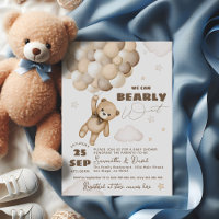 Esperanza temprana Teddy Bear Balón Género Bebé Ne