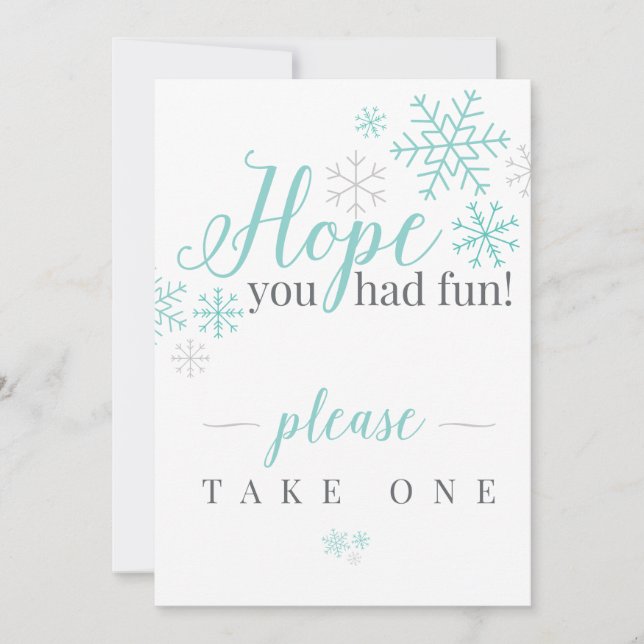 Invitación Espero que te hayas divertido (Anverso)