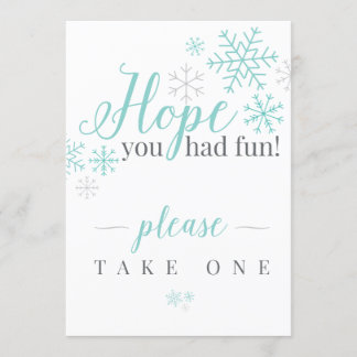 Invitación Espero que te hayas divertido