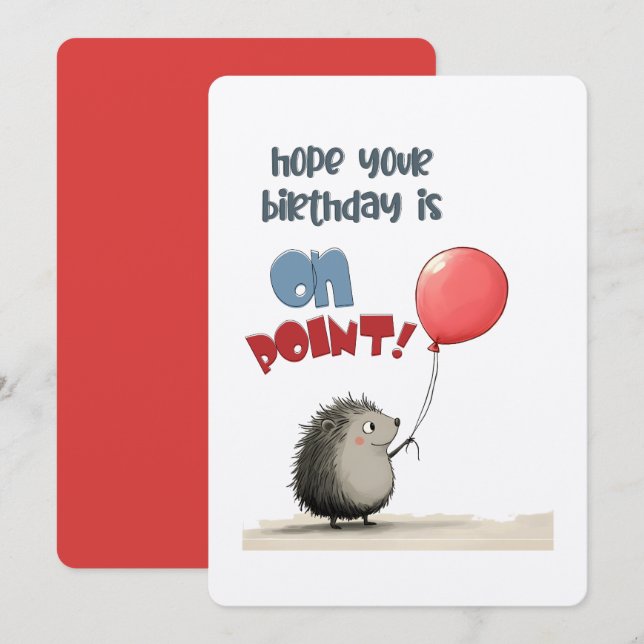 Invitación ¡Espero que tu cumpleaños esté al tanto! | Una tar (Anverso / Reverso)