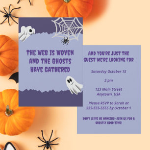 Invitación Espero que vengas a la fiesta de Halloween