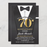 Invitación Espía 70 cumpleaños Demanda negra amarra invitació<br><div class="desc">Espía 70 cumpleaños Demanda negra amarra invitación de oro

 SIMPLEMENTE CAMBIE EL TEXTO PARA QUE SE ADAPTE A SU FIESTA. Se incluye la impresión posterior.</div>