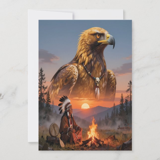 Invitación Espíritu del Águila (Anverso)