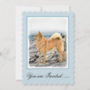 Invitación Espitz finlandés en la pintura de la costa - Arte