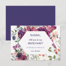 Invitación Esplash de jardín sea mi dama de honor