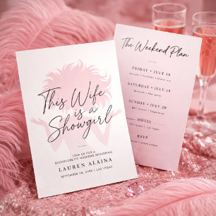 Invitación Esposa Guionista Es una Chica del Espectáculo Fin 