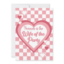 Esposa retro del fiesta Heart Disco Ducha Nupcial