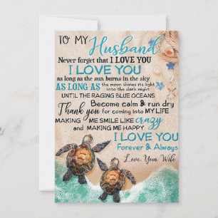 Invitación Esposo a mi tortuga de marido