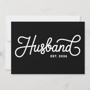 Invitación Esposo Est 2026 Boda Recién Casados Luna de Miel