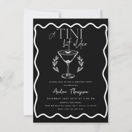 Invitación Espreso | Martini | Cumpleaños del cóctel