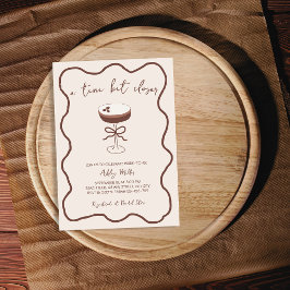 Invitación Espresso Martini Hand Drake Bridal Shower