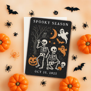 Invitación Esqueleto anti Trump Halloween FDT Trump Halloween