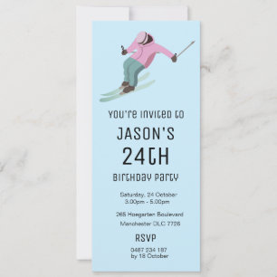 Invitación Esquí