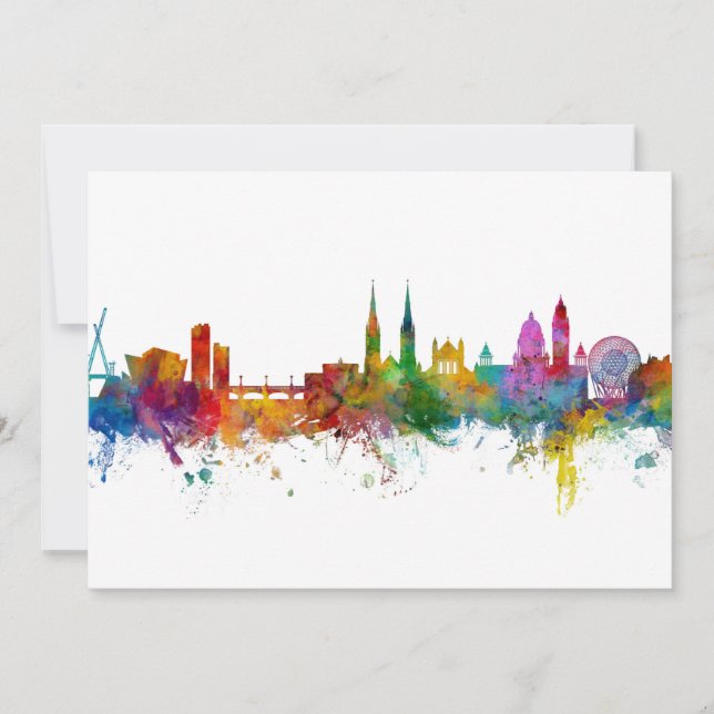 Invitación Esquina de Belfast Northern Ireland (Anverso)