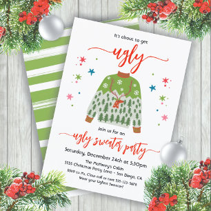 Invitación Está a punto de conseguir Fiesta de Navidades suét