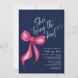 Invitación Está atando la ducha de novia de la Marina Rosa Kn