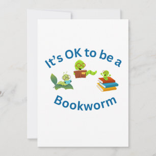 Invitación Está bien ser un gusano de biblioteca
