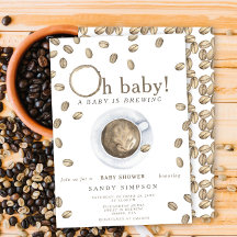 Está Brewing Oh Baby Café Granos de Café Baby Show