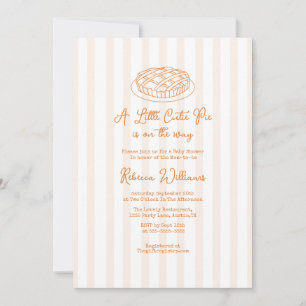 Invitación Está en camino un pequeño pastelito: Baby Shower