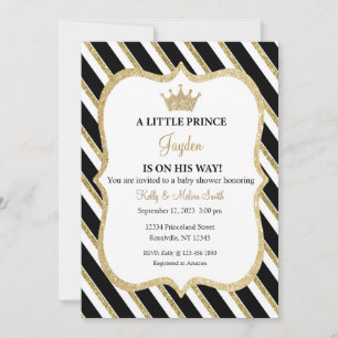 Invitación Está en Camino un Principito Invitación, Niño