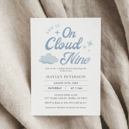 Invitación Está En La Nube 9 Ducha De Novias