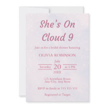 Está en la nube 9 Pastel Dreamy Bridal Shower