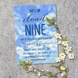 Invitación ¡Está en la Nueve Nube! Bridal Shower