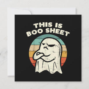 Invitación Esta Es Hoja Boo Fantasma
