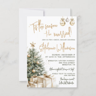 Invitación ¡Esta es la estación para casarse! Bridal Shower