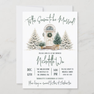 Invitación ¡Esta es la estación para casarse! Bridal Shower