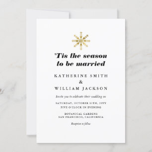 Invitación 'Esta es la estación para casarse con una boda ele