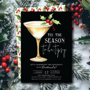Invitación ¡Esta es la estación para ser tipsy! Fiesta de cóc