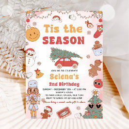 Invitación Esta es la fiesta de cumpleaños de los Navidades G