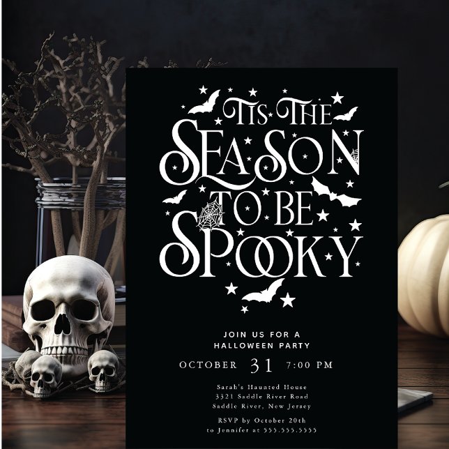 Invitación Esta Es La Temporada De Halloween De Temor (Subido por el creador)