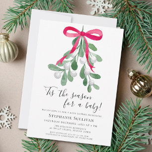 Invitación 'Esta Es La Temporada De Navidades Baby Shower