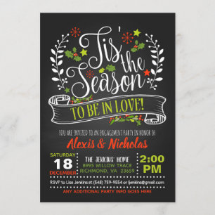 Invitación Esta es la temporada para estar enamorados invitan