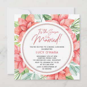 Invitación Esta es la temporada para ser Navidades casados Fl