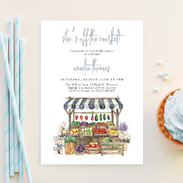 Invitación Está fresca fuera de la ducha de novia del mercado