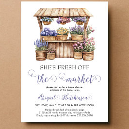 Invitación Está fresca fuera de la ducha de novia del mercado