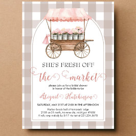 Invitación Está fresca fuera de la ducha de novia del mercado