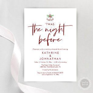 Invitación Esta Fue La Noche Antes De La Cena Del Ensayo Del