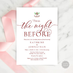Invitación Esta Fue La Noche Antes De La Cena Moderna De Ensa