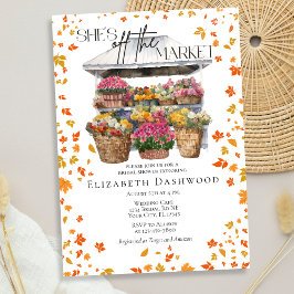 Invitación Está fuera de la caída del mercado deja ducha de n