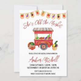 Invitación Está fuera de la ducha de novia del mercado