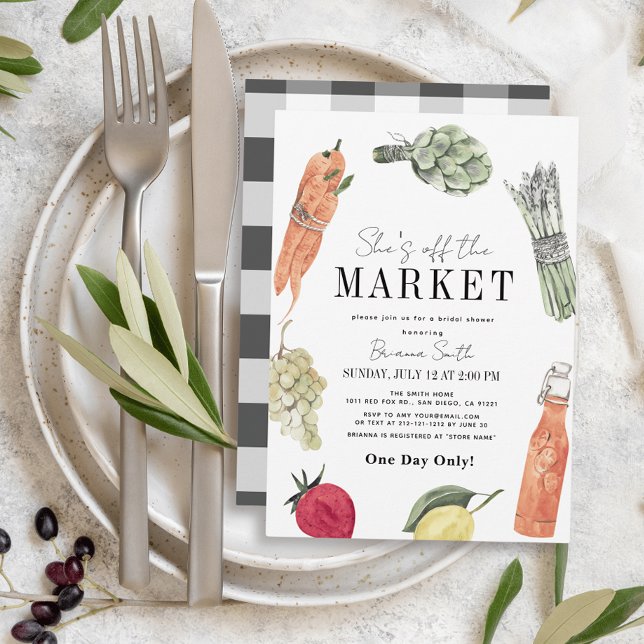 Invitación Está fuera de la ducha de novias de los agricultor (Subido por el creador)