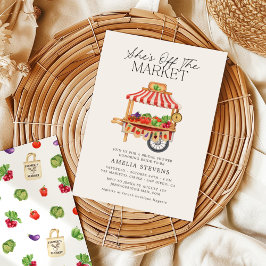 Invitación Está fuera de la ducha de novias en el mercado de 