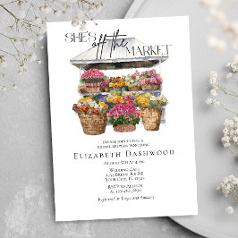 Invitación Está Fuera Del Mercado Floral Shop Bridal Shower