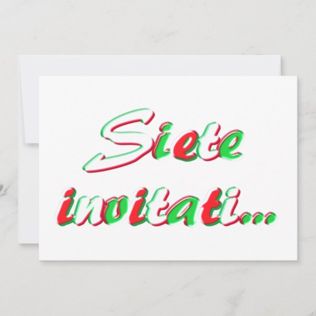 Invitación Está invitado (Anverso)